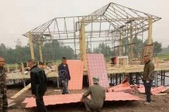 度假村接待室木屋項目采購樹(shù)脂瓦-潤地農業(yè)有限